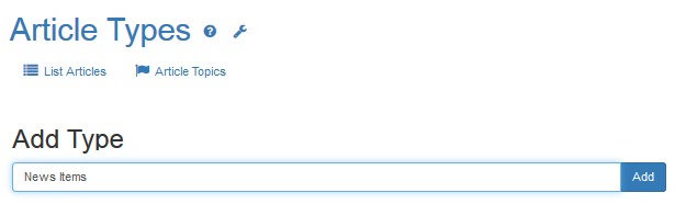 Admin Article  Types.