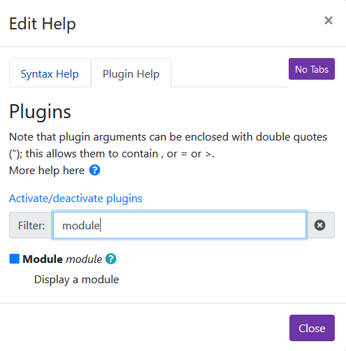 Insert Module